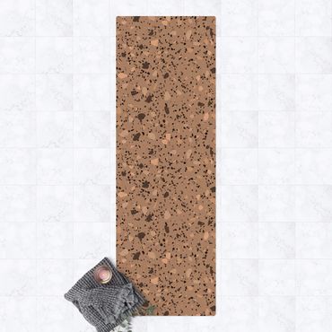 Tappetino di sughero - Motivo terrazzo dettagliato a Massa - Formato verticale 1:3