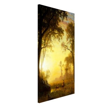 Lavagna magnetica - Albert Bierstadt - Sunlit Glade - Formato verticale 4:3
