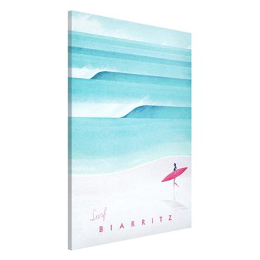 Lavagna magnetica - Poster TRAVEL - Biarritz - Formato verticale 2:3