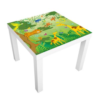 Carta adesiva per mobili IKEA - Lack Tavolino No.IS87 Jungle game