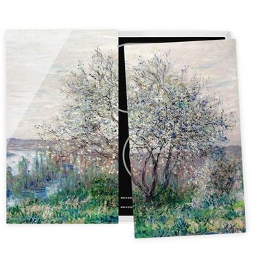 Coprifornelli in vetro - Claude Monet - Primavera Mood - 52x80cm