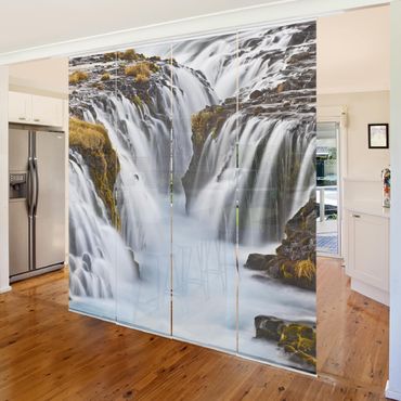 Tende scorrevoli set - Bruarfoss Waterfall In Iceland