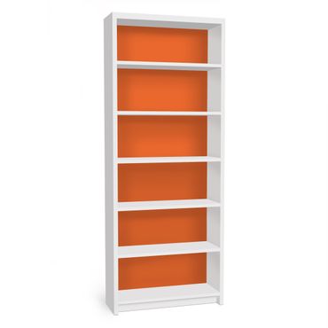 Carta adesiva per mobili IKEA - Billy Libreria - Colour Orange