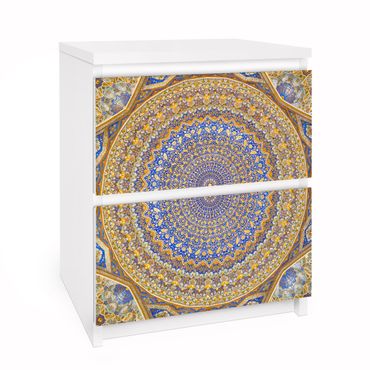 Carta adesiva per mobili IKEA - Malm Cassettiera 2xCassetti - Dome of the Mosque
