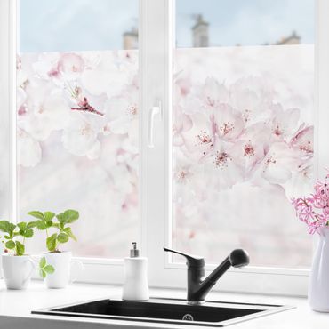 Decorazione per finestre - Tocco di fiori di ciliegio