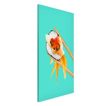 Lavagna magnetica - Sushi con Goldfish - Formato verticale 4:3