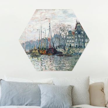 Esagono in Alluminio Dibond - Claude Monet - Kromme Waal Amsterdam
