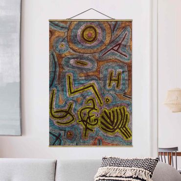 Foto su tessuto da parete con bastone - Paul Klee - Catharsis - Verticale 3:2