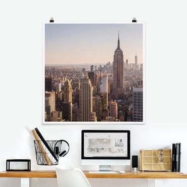 Poster - Empire State Building - Quadrato 1:1