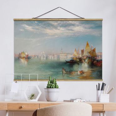 Foto su tessuto da parete con bastone - Thomas Moran - Canal Grande Venezia - Orizzontale 2:3