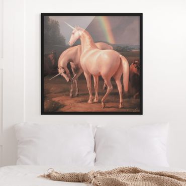 Poster con cornice - Cavalli falsi