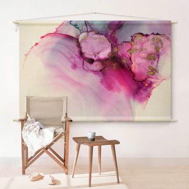 Arazzo da parete - Composizione di colori in rosa