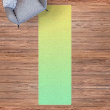 Tappetino di sughero - Gradiente cromatico verde prato - Formato verticale 1:3