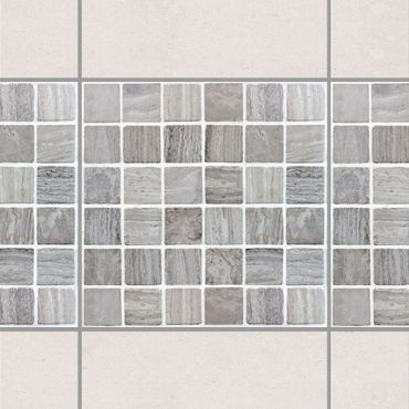 Adesivo per piastrelle - Mosaic Tiles Marble Look 15x15 cm