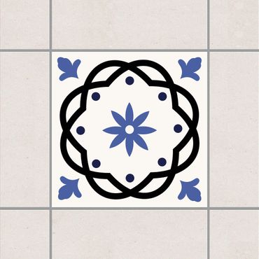 Adesivo per piastrelle - Portuguese tile crème 10cm x 10cm