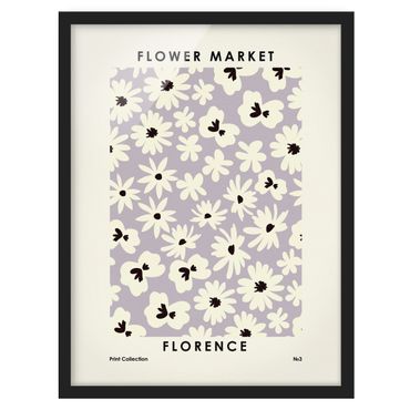 Poster con cornice - Mercato dei fiori Firenze