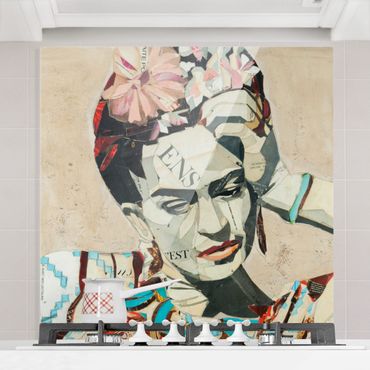 Paraschizzi in vetro - Frida Kahlo - Collage No.1