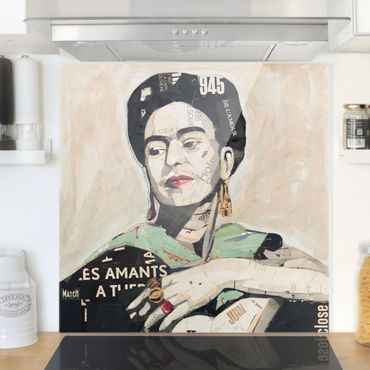 Paraschizzi in vetro - Frida Kahlo - Collage No.4