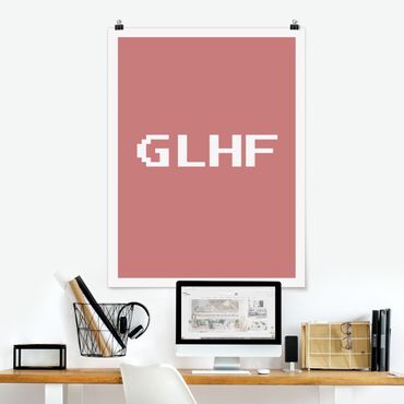 Poster riproduzione - Sigla Gaming GLHF