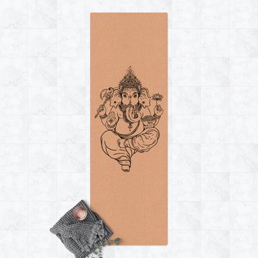 Tappetino di sughero - Ganesha - Formato verticale 1:3