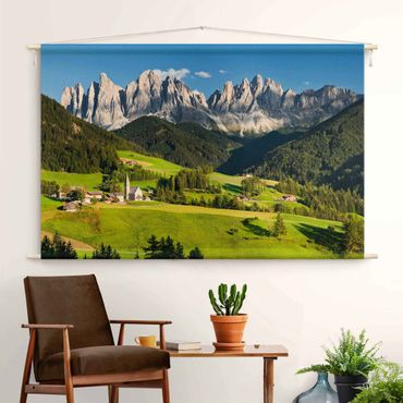 Arazzo da parete - Odlegruppa in Sudtirolo