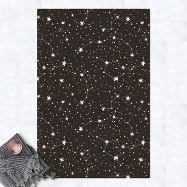 Tappetino di sughero - Cielo stellato disegnato con Orsa Maggiore - Formato verticale 2:3