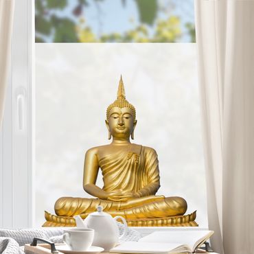 Decorazione per finestre - Buddha d'oro