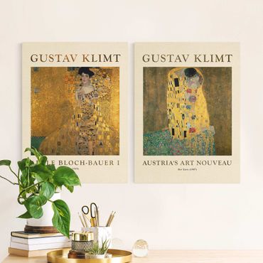 Stampa su tela 2 parti - Gustav Klimt - Edizioni museo