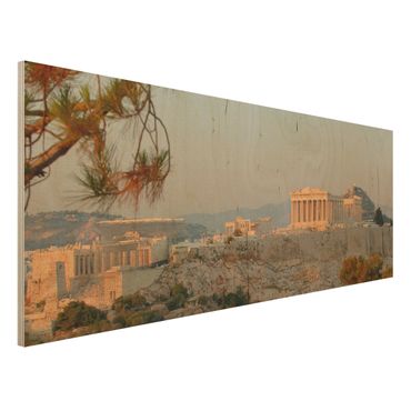 Quadro in legno - Akropolis - Panoramico