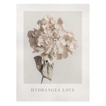 Stampa su tela - Hydrangea Love - Formato verticale 3:4