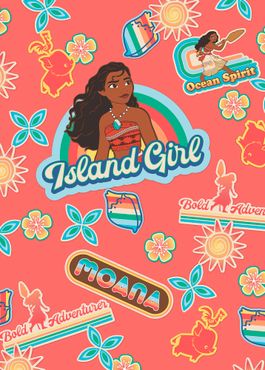 Carta da parati - Moana Island Girl
