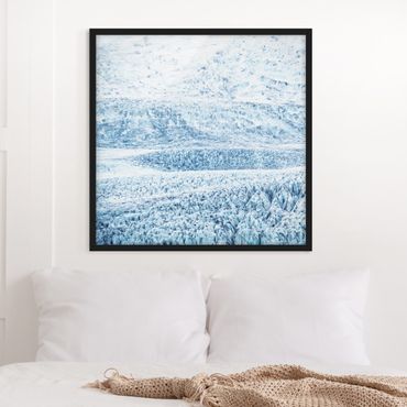 Poster con cornice - Fantasia glaciale islandese