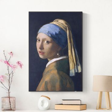 Quadro fonoassorbente intercambiabile - Jan Vermeer Van Delft - La ragazza con l'orecchino di perla