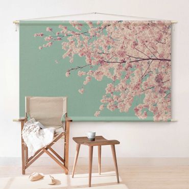Arazzo da parete - Fiore di ciliegio giapponese