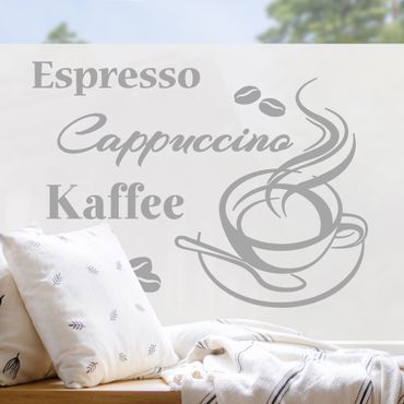 Pellicole per vetri - Pausa caffè - Espresso Cappuccino Caffè II