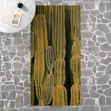 Tappetino di sughero - Parete con cactus - Formato verticale 1:2