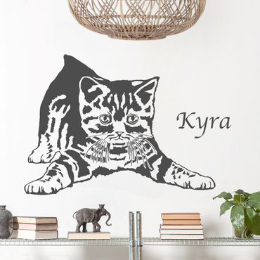 Adesivo murale - gatto
