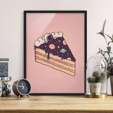 Poster con cornice - Torta cosmica