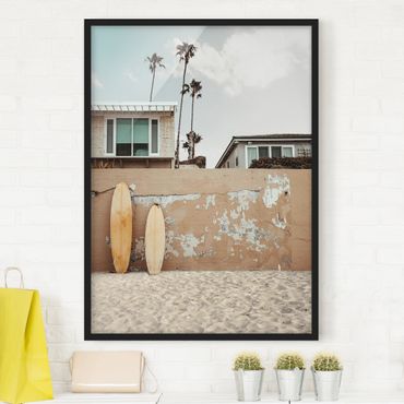 Poster con cornice - Vivi i tuoi sogni in California