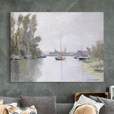 Stampa su tela - Claude Monet - Arganteuil visto dal piccolo Braccio della Senna - Orizzontale 4:3