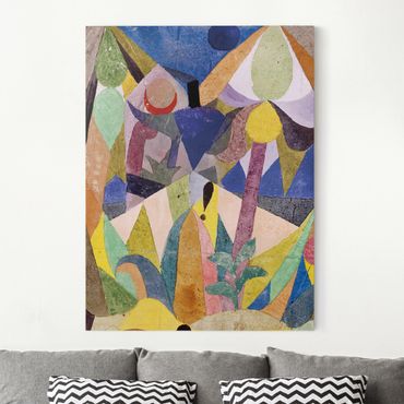 Stampa su tela - Paul Klee - Lieve Paesaggio tropicale - Verticale 3:4