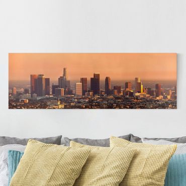 Stampa su tela - Skyline Of Los Angeles - Panoramico
