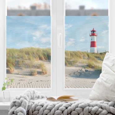 Decorazione per finestre - Faro al mare del Nord