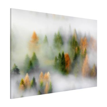 Lavagna magnetica - Nube di foresta in autunno - Formato orizzontale 3:4