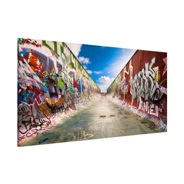 Lavagna magnetica - Skate Graffiti - Panorama formato orizzontale