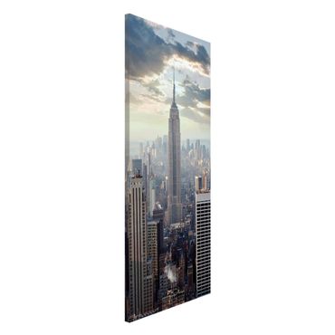 Lavagna magnetica - Sunrise In New York - Panorama formato verticale