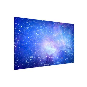 Lavagna magnetica - Constellation Sky Map - Formato orizzontale 3:2