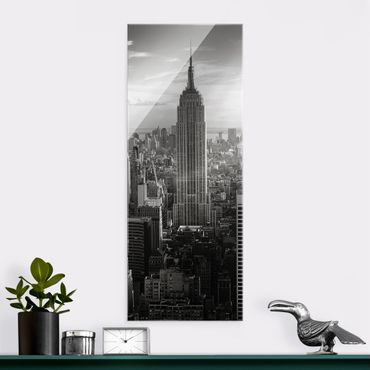 Quadro in vetro - Manhattan Skyline - Pannello