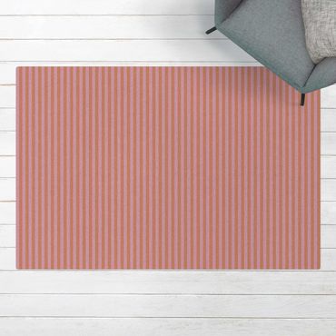 Tappetino di sughero - No.YK45 strisce rosa - Formato orizzontale 3:2