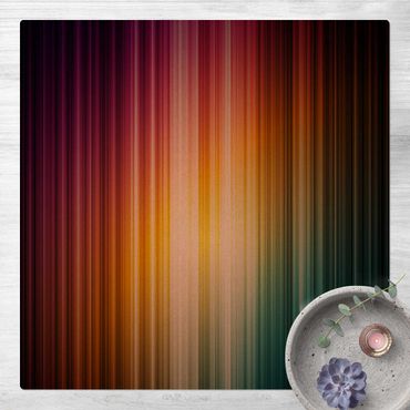 Tappetino di sughero - Rainbow Light - Quadrato 1:1